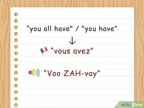 Конъюгат Avoir, шаг 5