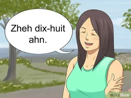 Представьтесь на французском языке Шаг 6