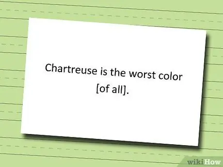 Используйте «Худшее и худшее», шаг 10