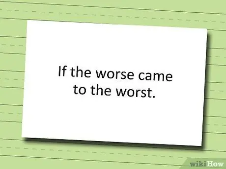 Используйте «Худшее и худшее», шаг 12