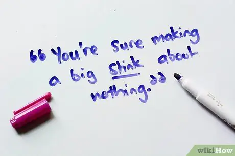 Правильно используйте вонь или вонь, шаг 3