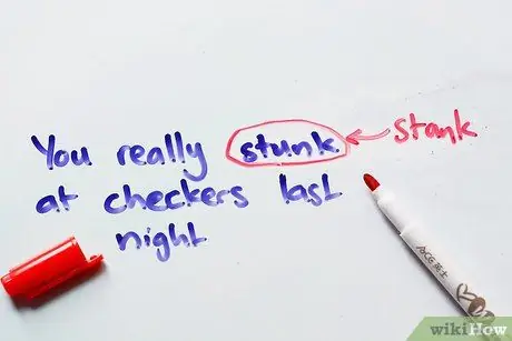 Правильно используйте вонь или вонь, шаг 5