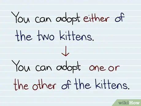 Используйте Either and Neither, шаг 13