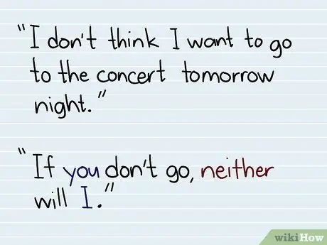 Используйте Either and Neither, шаг 15