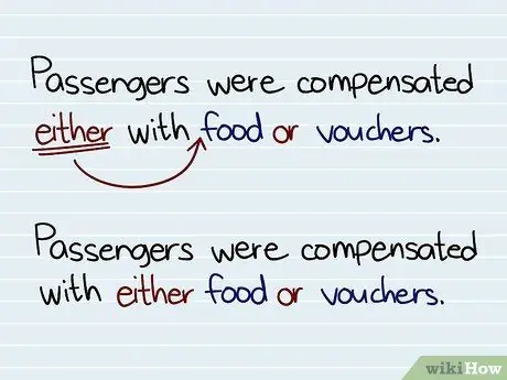 Используйте Either and Neither Step 7