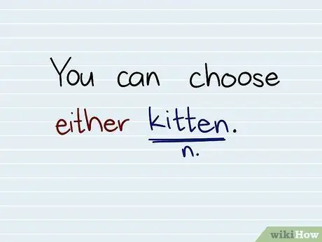 Используйте Either and Neither Step 8