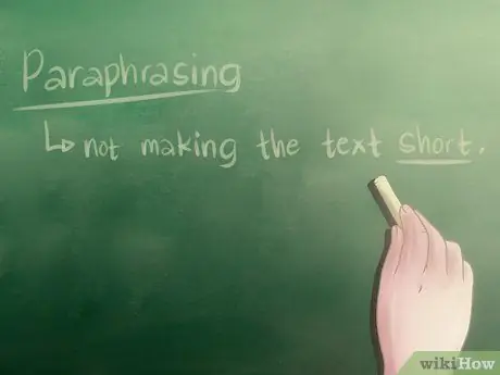 Перефразируйте абзац Шаг 3