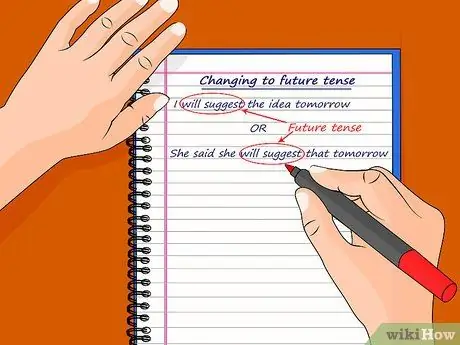 Используйте глагол предложения, шаг 7