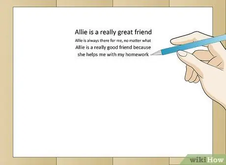 Напишите абзац для гамбургеров, шаг 3