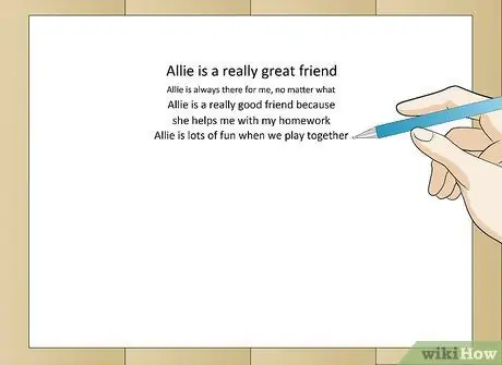 Напишите абзац для гамбургеров, шаг 4