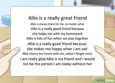 Напишите абзац для гамбургера Шаг 8