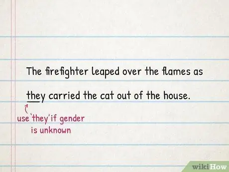 Используйте Singular They Шаг 1