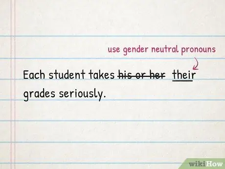 Используйте Singular They Шаг 3