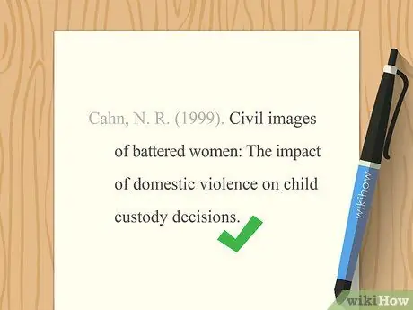 Цитируйте статьи об обзоре закона Шаг 11