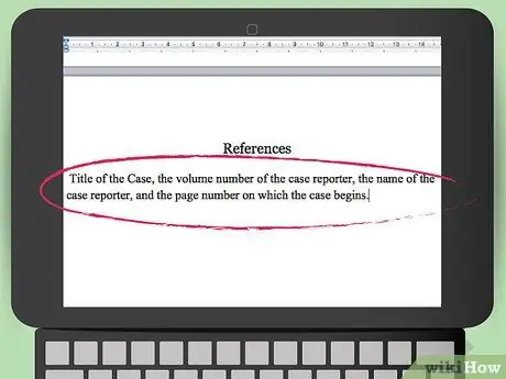 Cite Legal Research Step 2