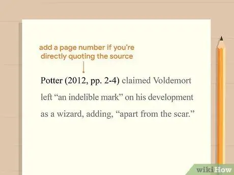 Цитируйте файл PDF в APA Step 9