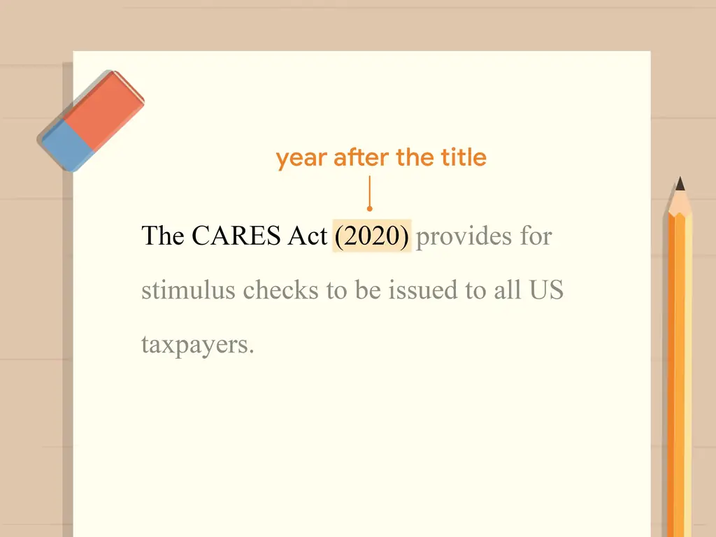 Как правильно цитировать акт Конгресса в АПА