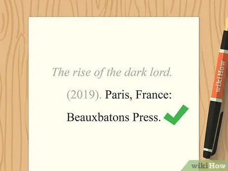 Цитировать в APA без автора Шаг 5