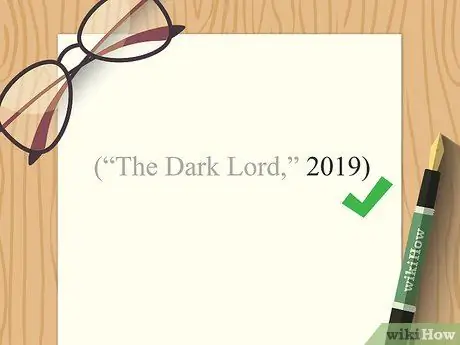 Цитировать в APA без автора Шаг 7