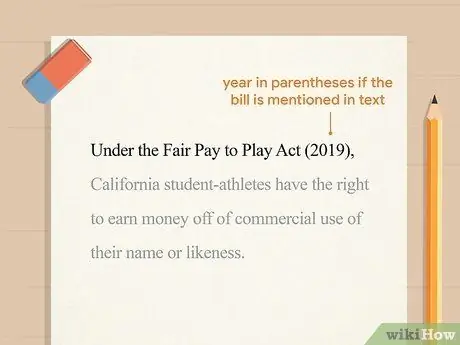 Укажите законопроект о сборке в APA Step 9