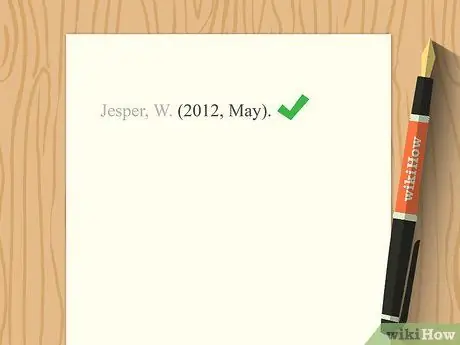 Цитируйте правительственные документы в APA Step 7