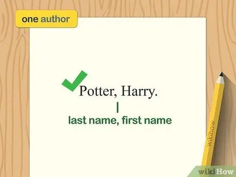 Цитируйте нескольких авторов в MLA Step 1