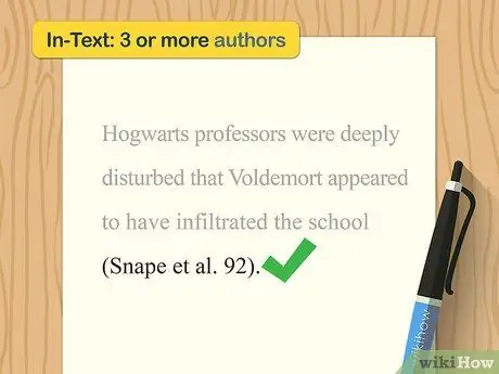 Цитируйте нескольких авторов в шаге 5 MLA