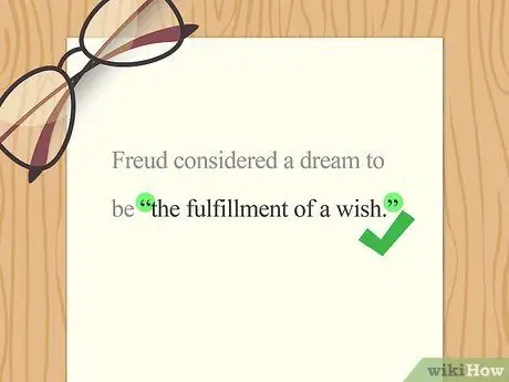 Форматирование цитаты в MLA Шаг 1