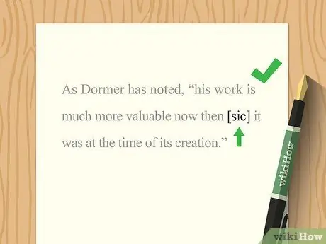 Форматирование цитаты в MLA Шаг 12