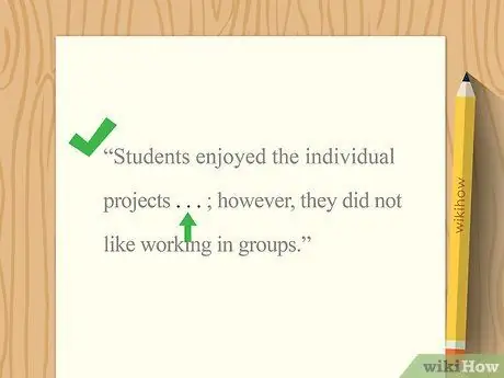 Форматирование цитаты в MLA Шаг 14