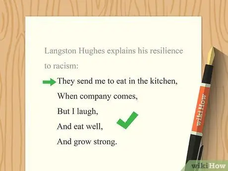 Форматирование цитаты в MLA Шаг 9