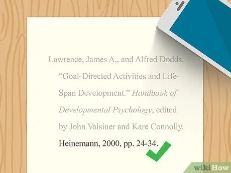 Цитируйте книги в библиографиях MLA Шаг 13