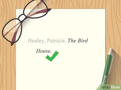 Цитируйте книги в библиографиях MLA Шаг 3