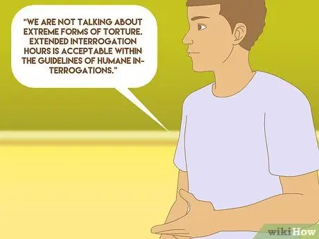 Ответить на информацию в дебатах Шаг 7