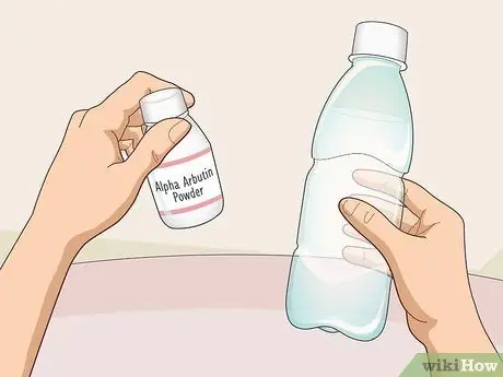 Смешайте порошок альфа-арбутина, шаг 1