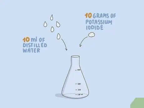 Приготовьте раствор йода Шаг 9