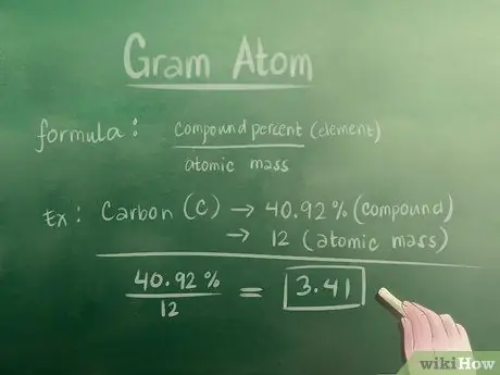 Найдите эмпирическую формулу. Шаг 3