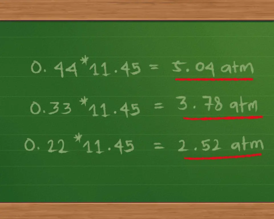 Как рассчитать парциальное давление: 14 шагов (с изображениями)