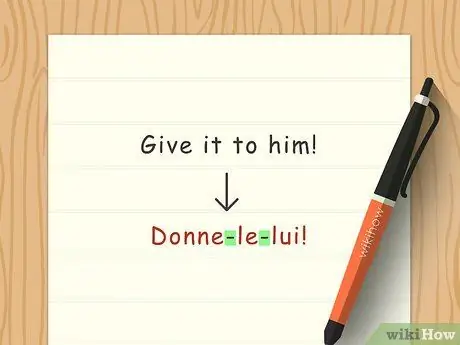 Используйте императив во французском языке, шаг 4