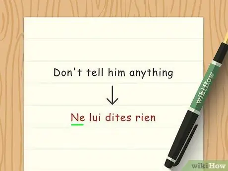 Используйте императив во французском языке, шаг 5