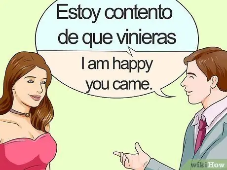 Скажи «Счастливы» по-испански, шаг 2