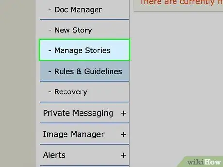 Избавьтесь от своей учетной записи на Fanfiction.net Шаг 1
