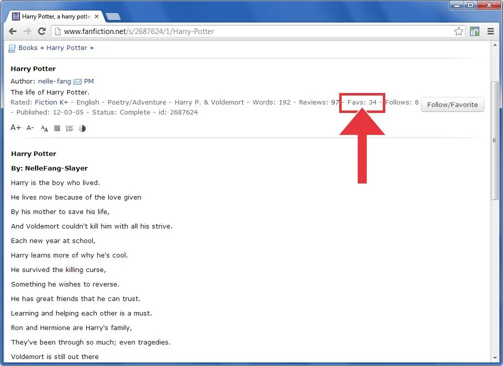 Как читать рассказы на FanFiction.Net: 6 шагов (с картинками)