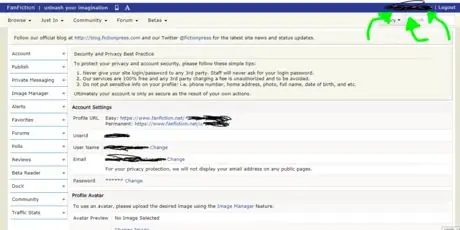 Загрузите изображение на Fanfiction.net step 2