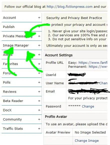 Загрузите изображение на Fanfiction.net step 3