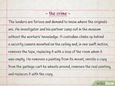 Создайте мистический роман Шаг 8