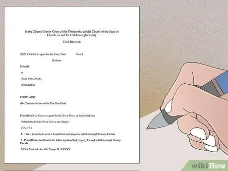 Выселить арендатора во Флориде Шаг 6