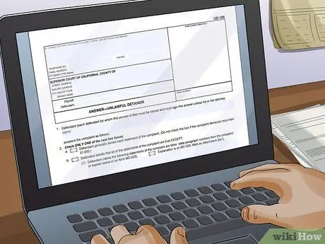 Борьба с выселением в Калифорнии Шаг 1