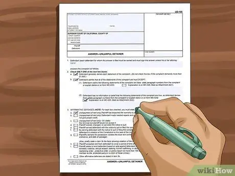 Борьба с выселением в Калифорнии Шаг 3