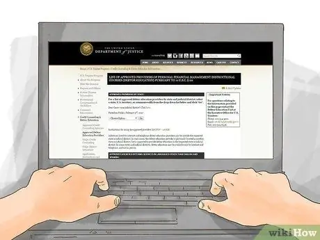Выберите курс финансового менеджмента для заявления о банкротстве Шаг 1
